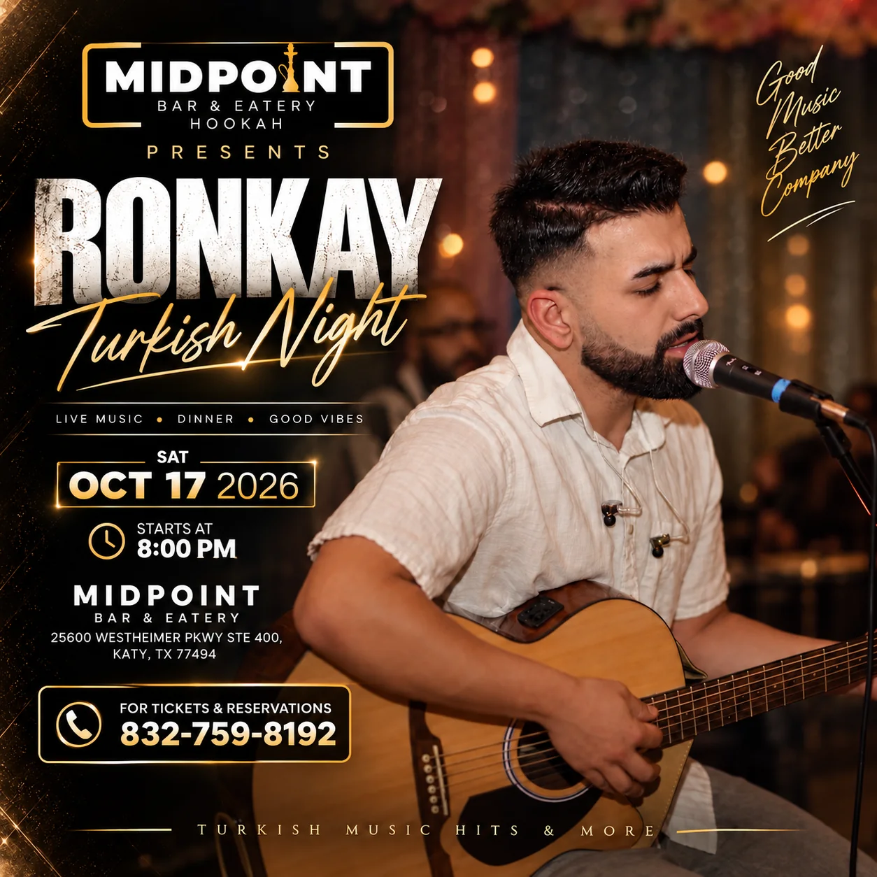 October 17 Turkish Night poster